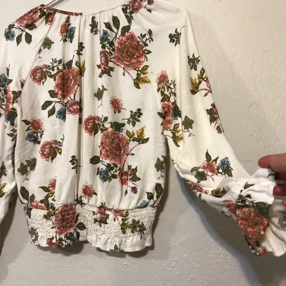 American Rag Floral Print Top - Picture 4 of 6